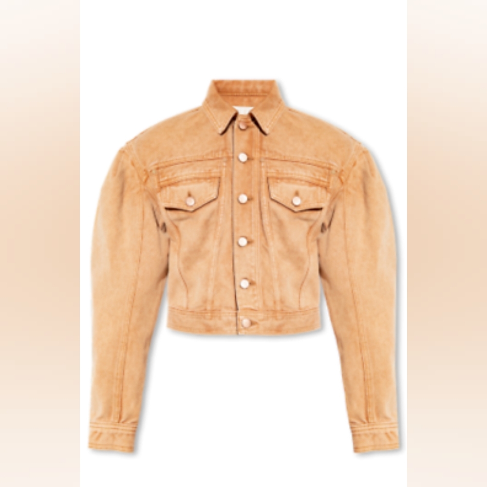 Ulla Johnson Tan Denim Cossette Jacket